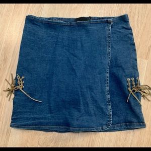 Vintage Denim Skort